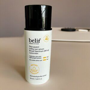 Belif Dew Guard Milky Sun Serum SPF 40 — Lightweight Hydrating Sunscreen (50ml)